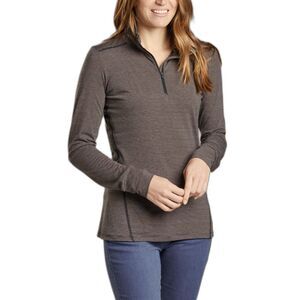 Toad & Co | Swifty Jet Striped Quarter Zip Athletic Long Sleeve Top Size Medium